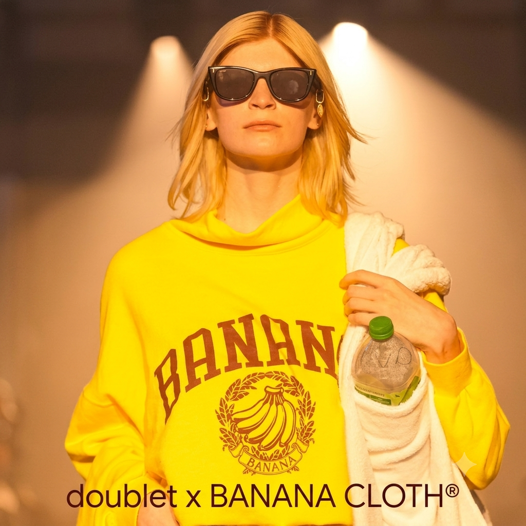 doublet 2027年春夏コレクションに「BANANA CLOTH®」採用