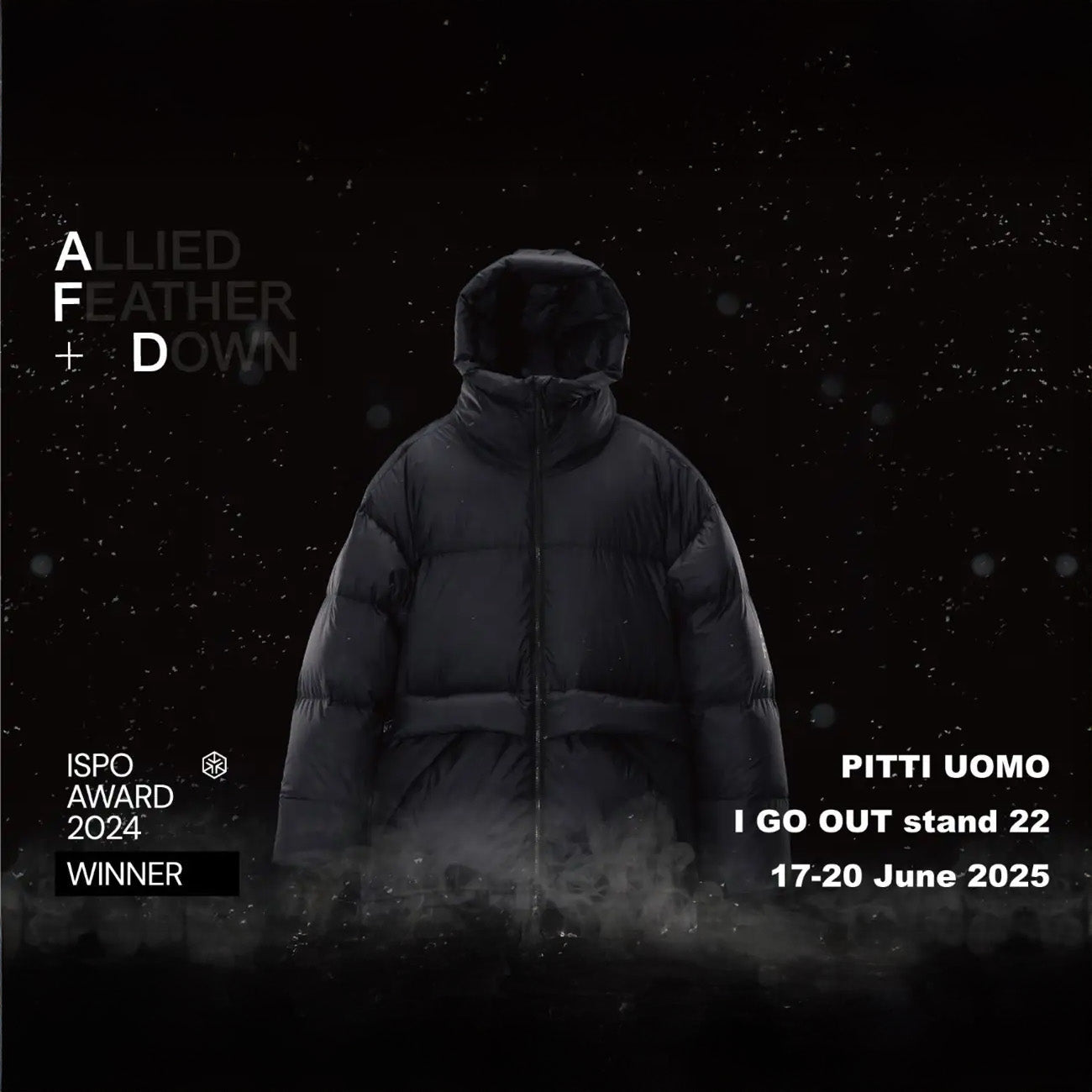 ALLIED FEATHER + DOWN、Pitti Uomo 108への出展を成功裏に終了