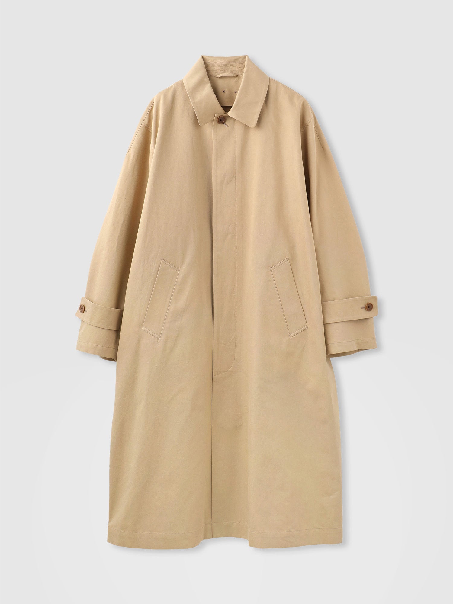 Men's LIGHT SOUTIEN COLLAR COAT <br> 機能とデザインに拘ったステンカラーコート