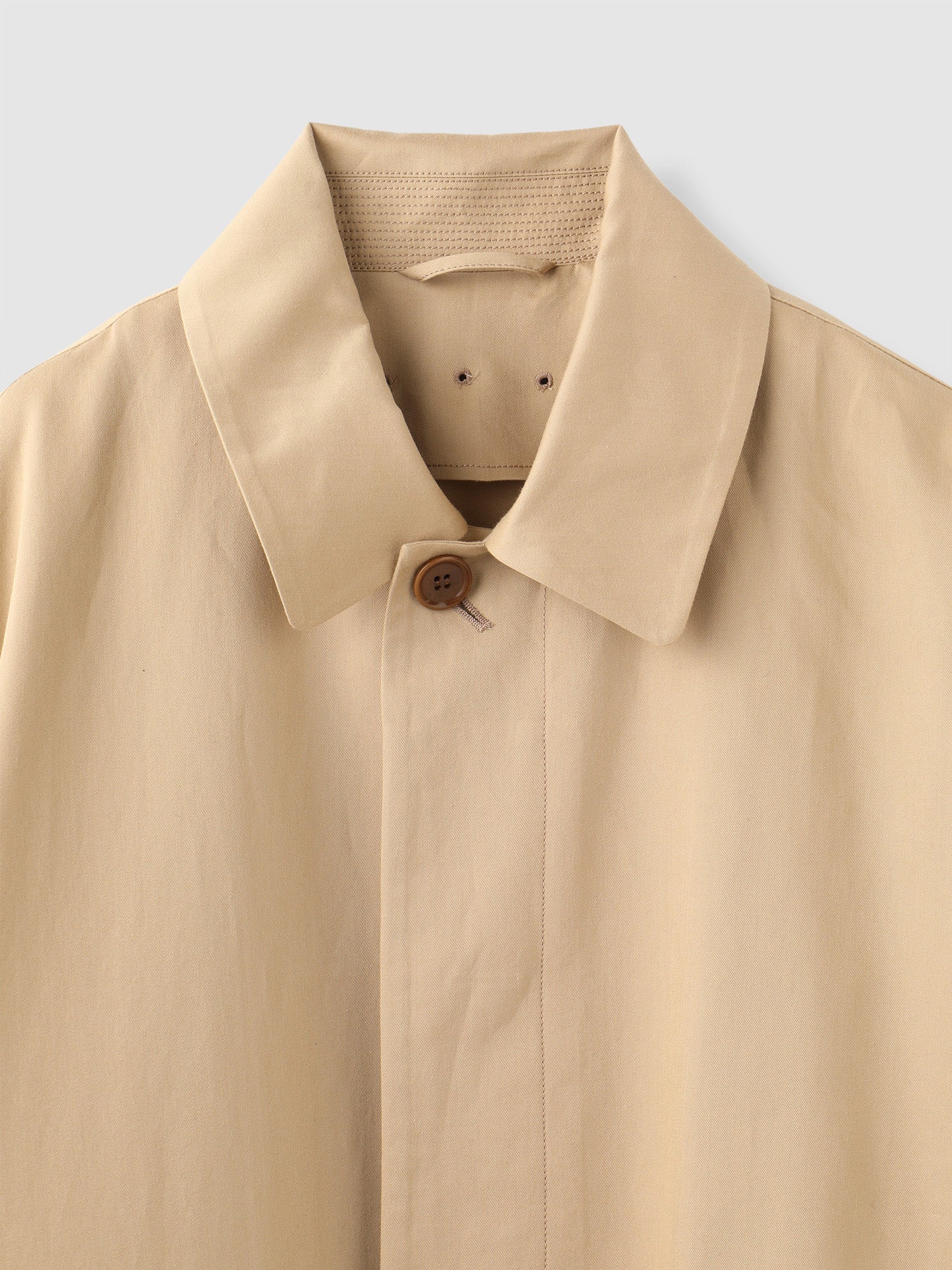Men's LIGHT SOUTIEN COLLAR COAT <br> 機能とデザインに拘ったステンカラーコート