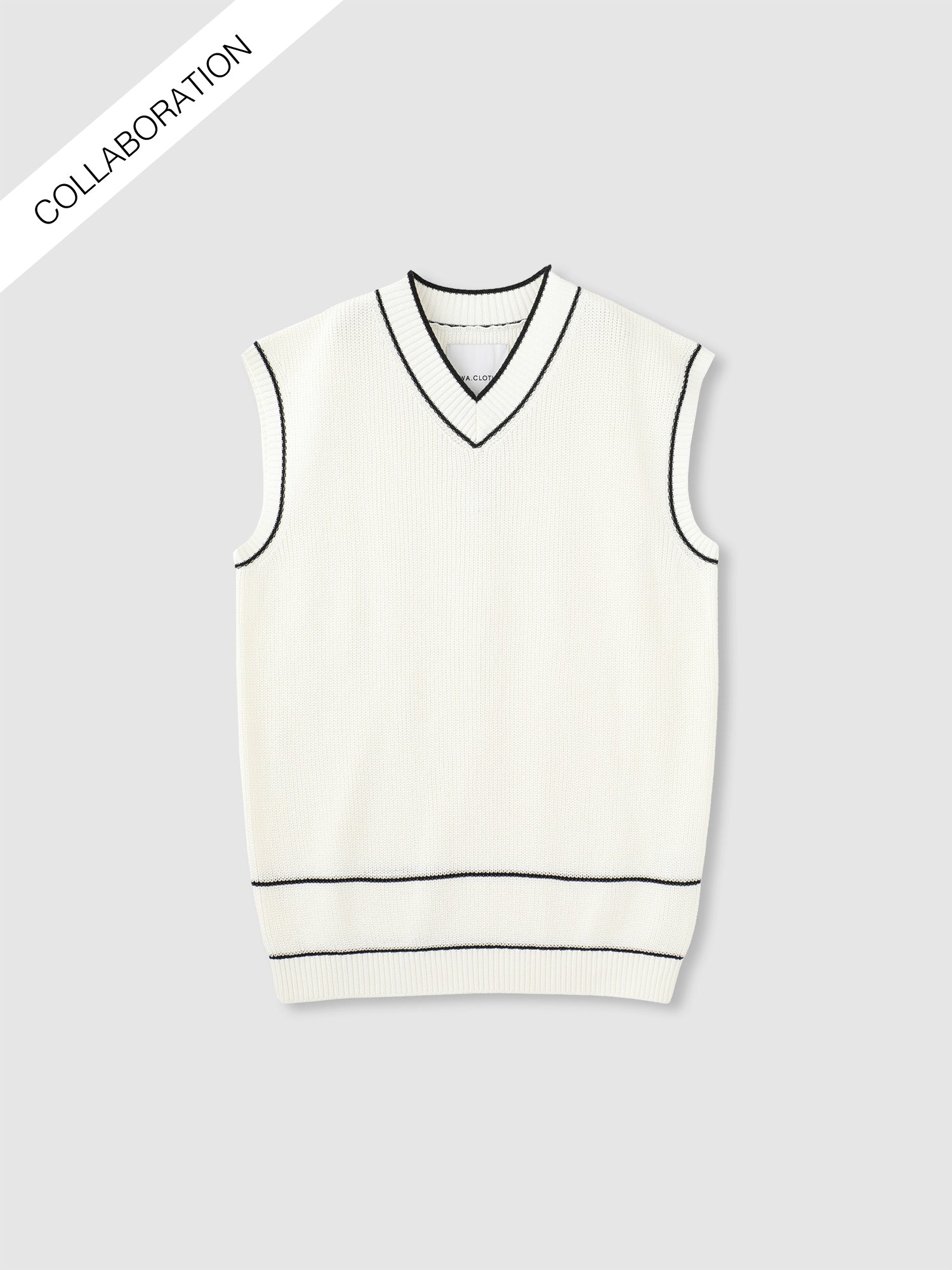 CT COLLAB STRIPED VEST <br> レイヤーコーディネートの新定番