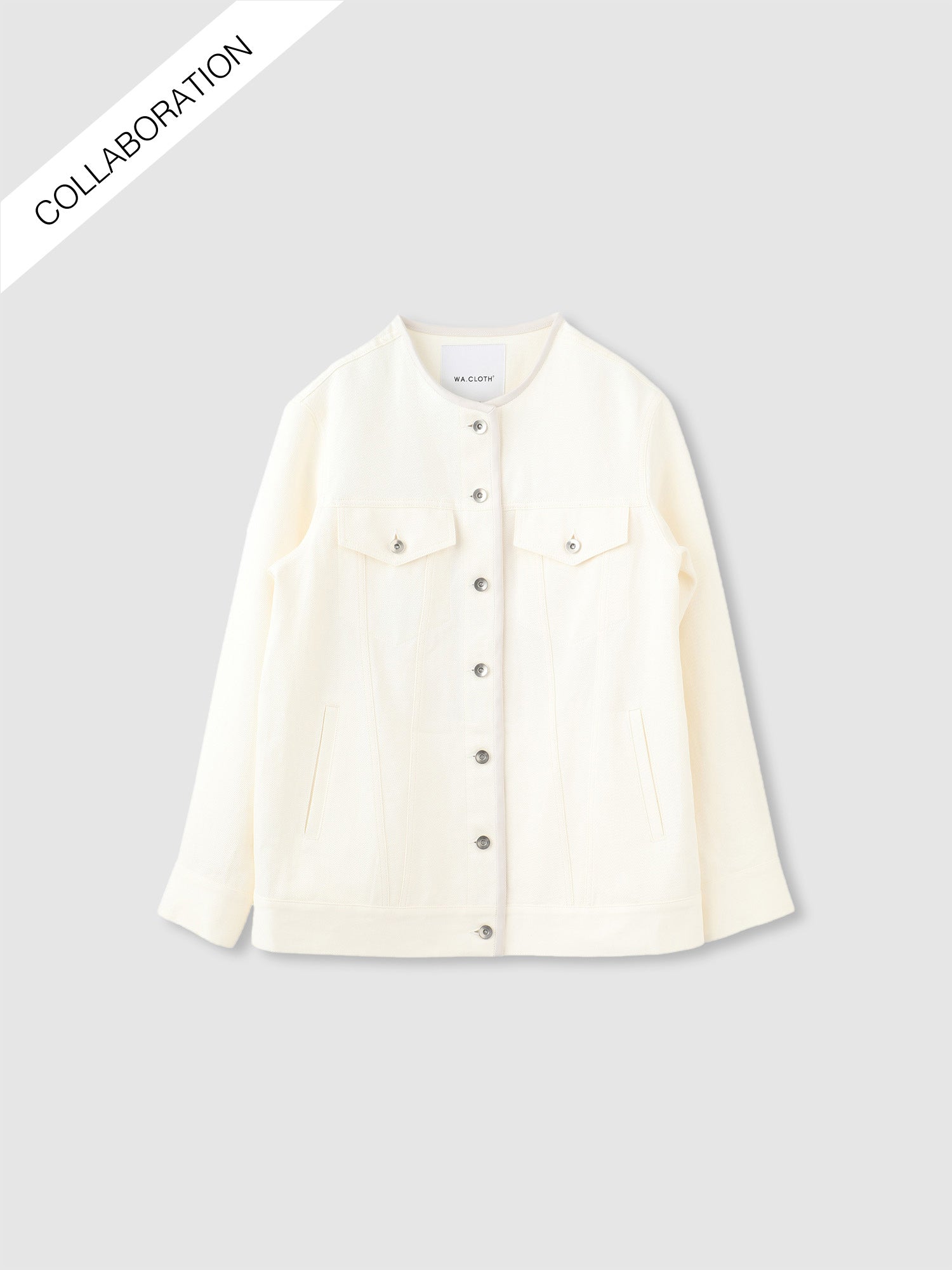 CT COLLAB NO COLLAR JACKET<br> A jacket with a silhouette