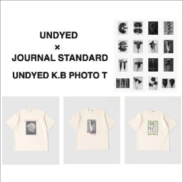 UNDYED×JOURNAL STANDARD　無染色の風合いを活かしたプリントTシャツ3柄を販売中