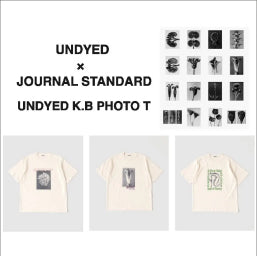 UNDYED×JOURNAL STANDARD　無染色の風合いを活かしたプリントTシャツ3柄を販売中