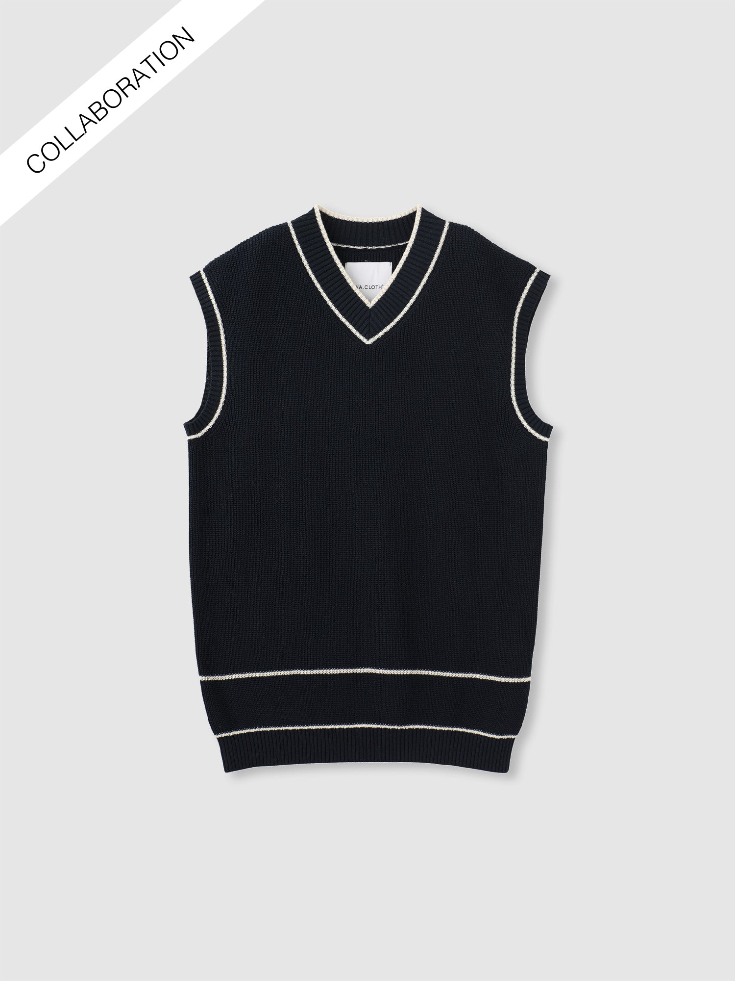 CT COLLAB STRIPED VEST <br> レイヤーコーディネートの新定番